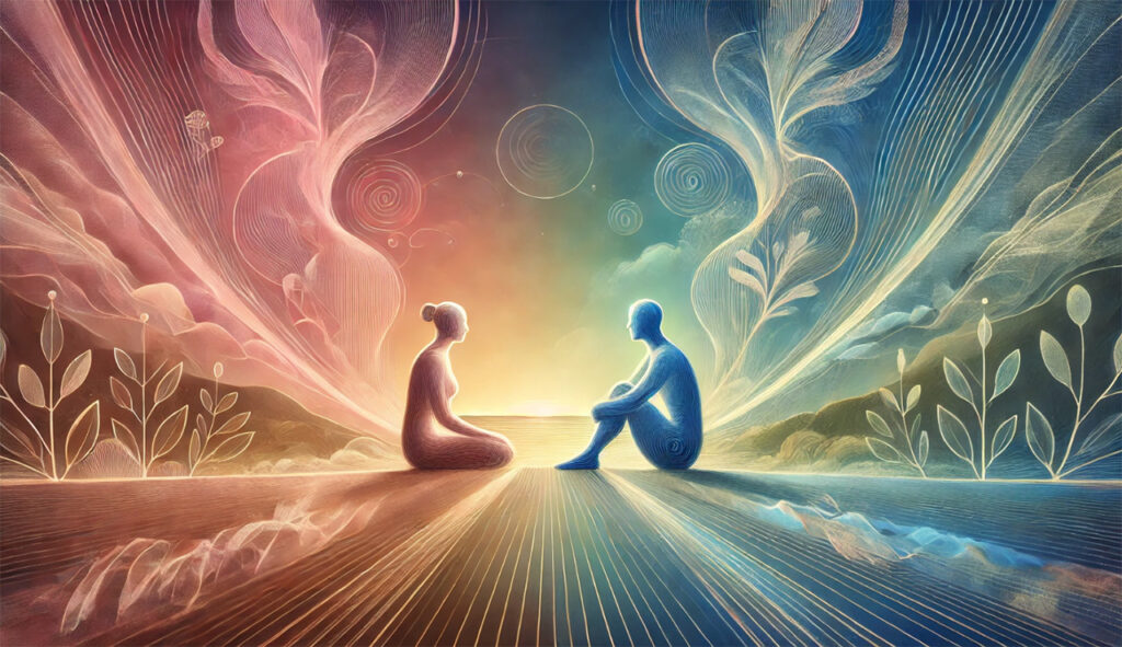 Cinsel Terapiyi imgeleyen bir kadın ve erkek görseli